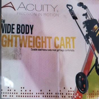 ACUITY WIDE GOLF CART