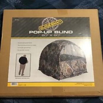 Pop up blind and trail cam