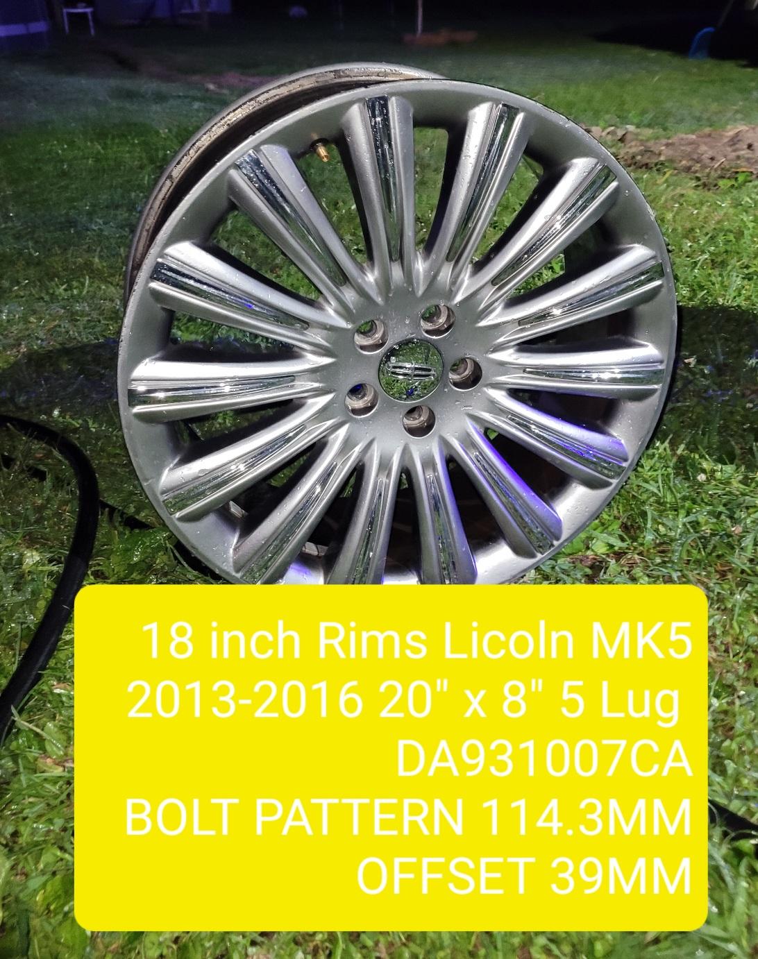 LOCAL BUYERS ONLY 18 inch Rims fits Ford , mercur