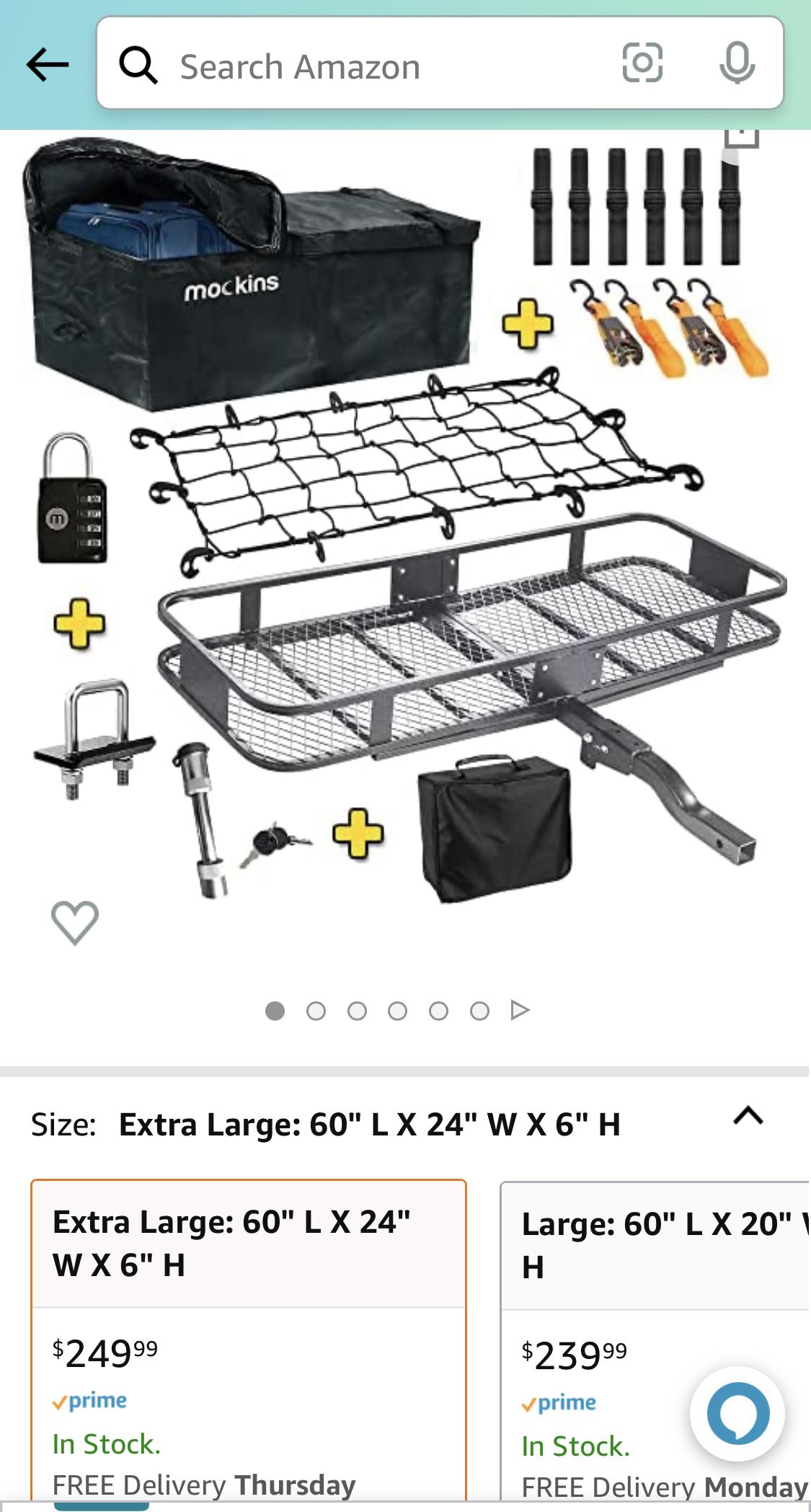 Folding cargo carriers