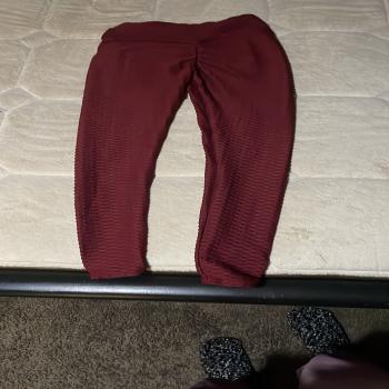 Red booty lift Leggings
