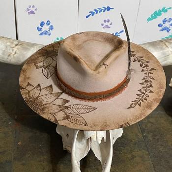 custom western felt hat