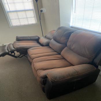Living Spaces Double Recliner