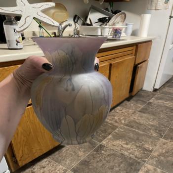 Hand made Glass Vase 