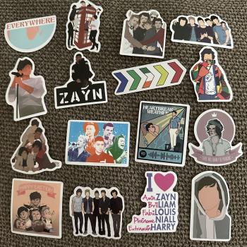 one direction band stickers