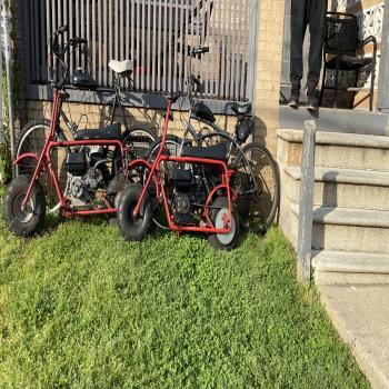2 mini bikes 2 bike motors
