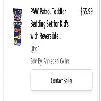 paw patrol toddler bed