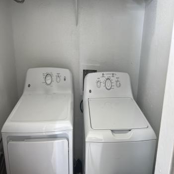 brand new washer and dryer set
