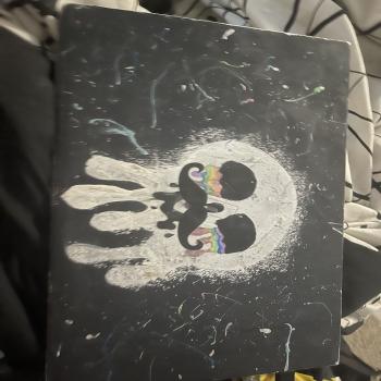 hand painted lap top 
