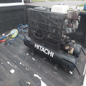 Is a Hitachi air compressor 5.5 horsepower ec2510e