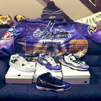 NFL RAVENS shoes and Hoodie 