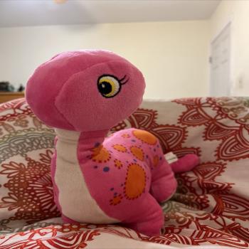 Pink Dinosaur Plush