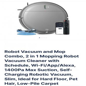A two and one robot vacuum